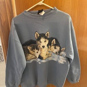 Vintage, Oversize,Cotton crewneck from habitat,  size large